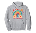 You Are Enough Modern Rainbow Mushroom Hoodie - Graphic Print Unisex - T-Shirt, Sweatshirt, Hoodie