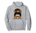 Messy Bun Nurse Life Halloween Mental Hoodie - Aesthetic Graphic Unisex - T-Shirt, Sweatshirt, Hoodie
