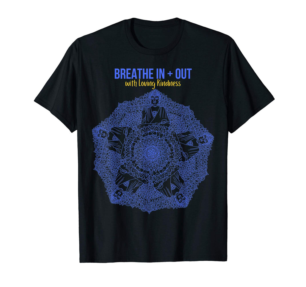 Buddha Mandala Buddhist Mindfulness T-Shirt - Trendy Graphic Unisex - T-Shirt, Sweatshirt, Hoodie