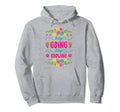 Keep Going Keep Growing Spring Flowers Hoodie - Custom Art Print Unisex - T-Shirt, Sweatshirt, Hoodie