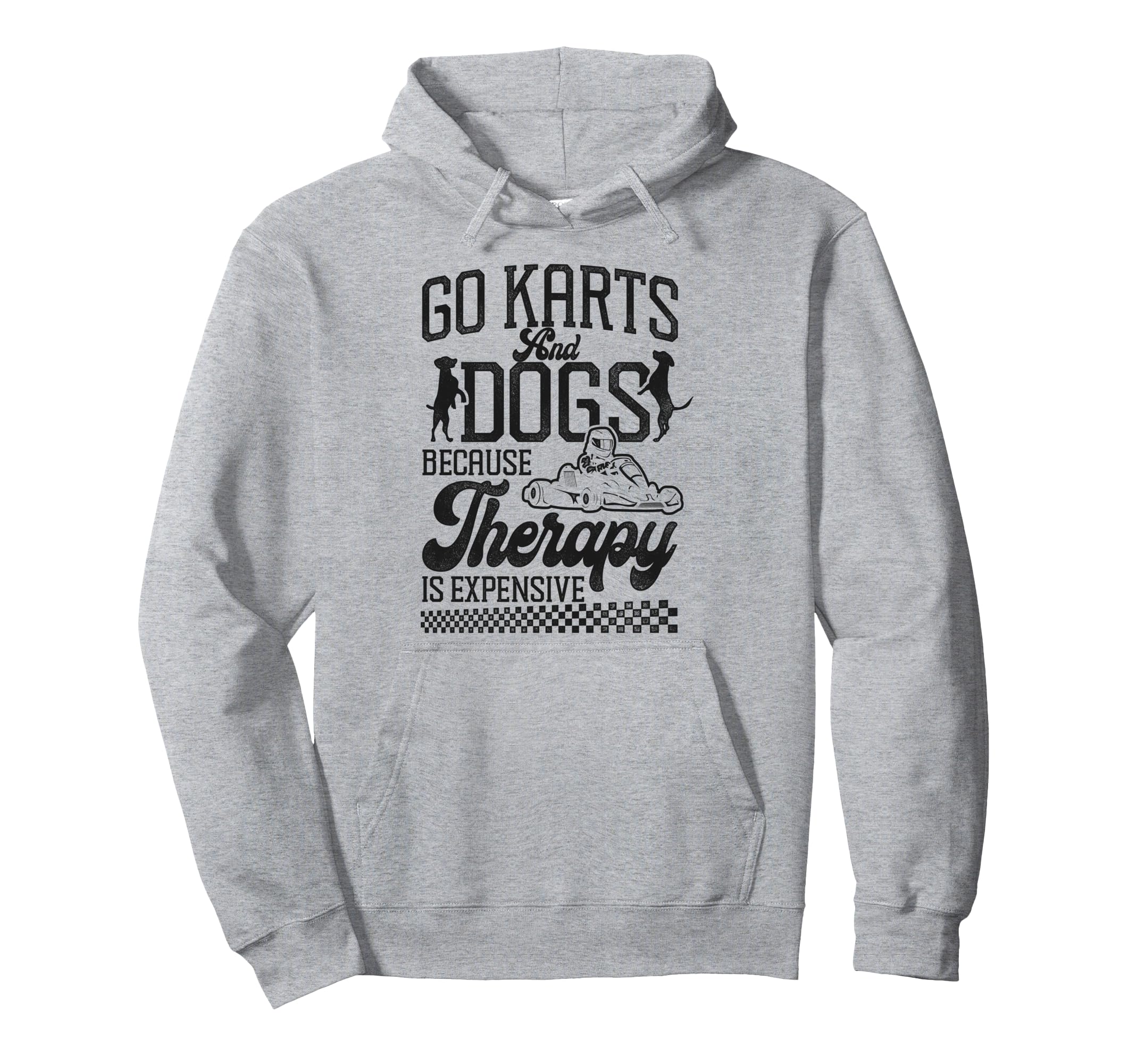 Go Kart Racing Dog Go Karts And Dogs Hoodie - Custom Art Print for Adults - T-Shirt, Sweatshirt, Hoodie