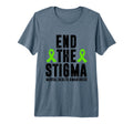 Mental Health Awareness End Stigma T-Shirt - Custom Art Print Men Women - T-Shirt, Sweatshirt, Hoodie