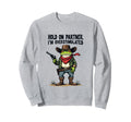 Hold Partner Im Overstimulated Cowboy Sweatshirt - Minimalist Print Unisex - T-Shirt, Sweatshirt, Hoodie