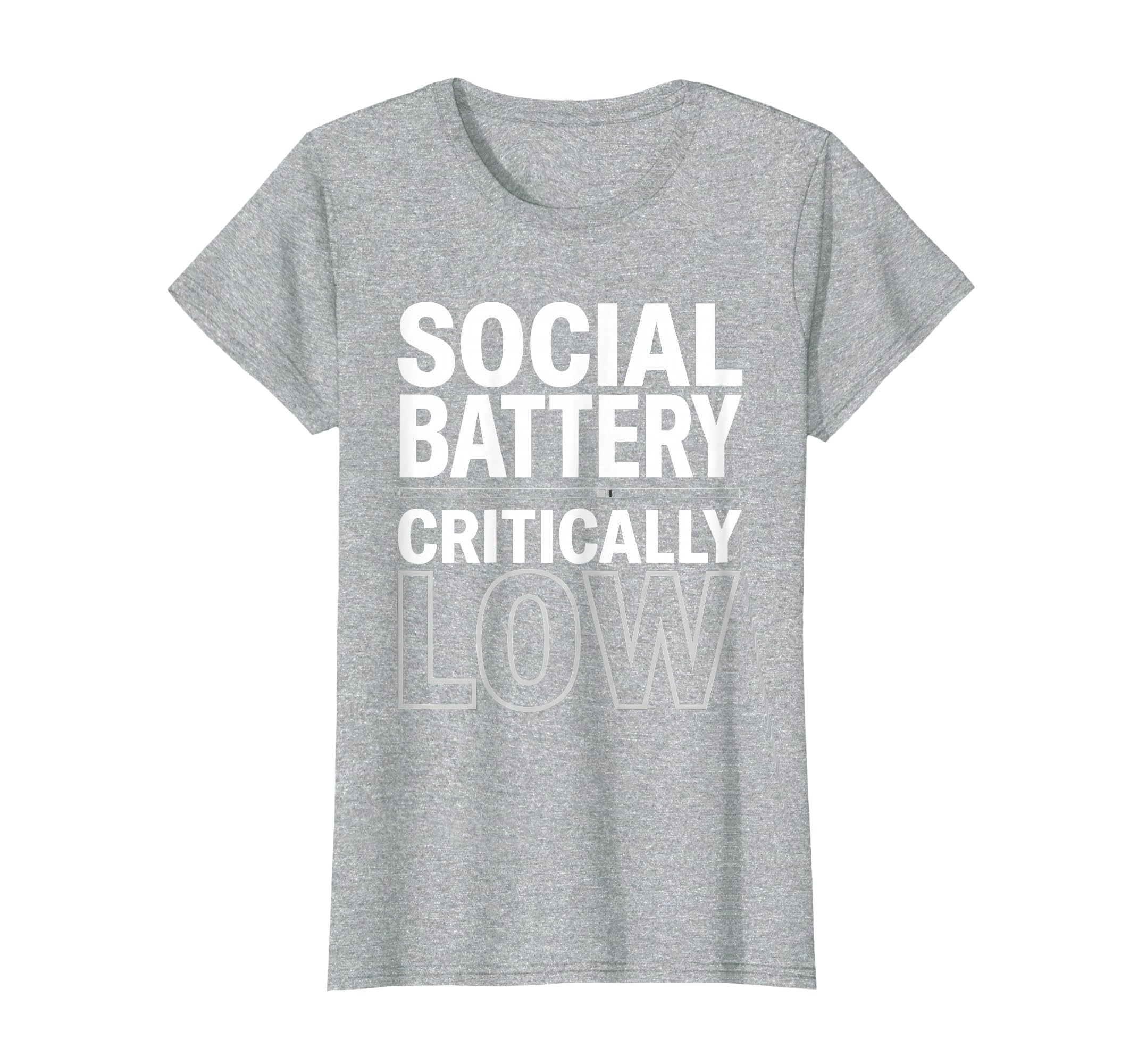 Social Battery Critically Low Funny Teen T-Shirt - Aesthetic Graphic Unisex - T-Shirt, Sweatshirt, Hoodie