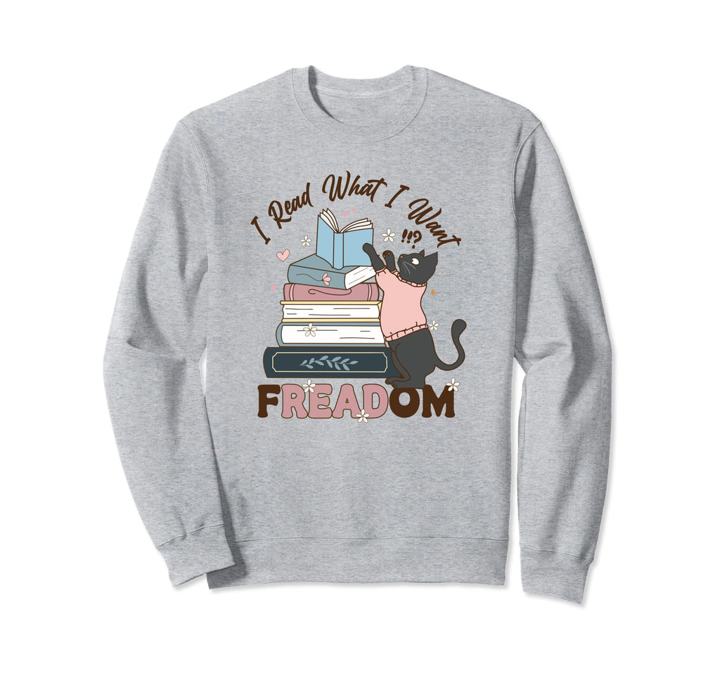 Censorship Freedom Reading Nerd I Sweatshirt - Aesthetic Graphic Unisex - T-Shirt, Sweatshirt, Hoodie