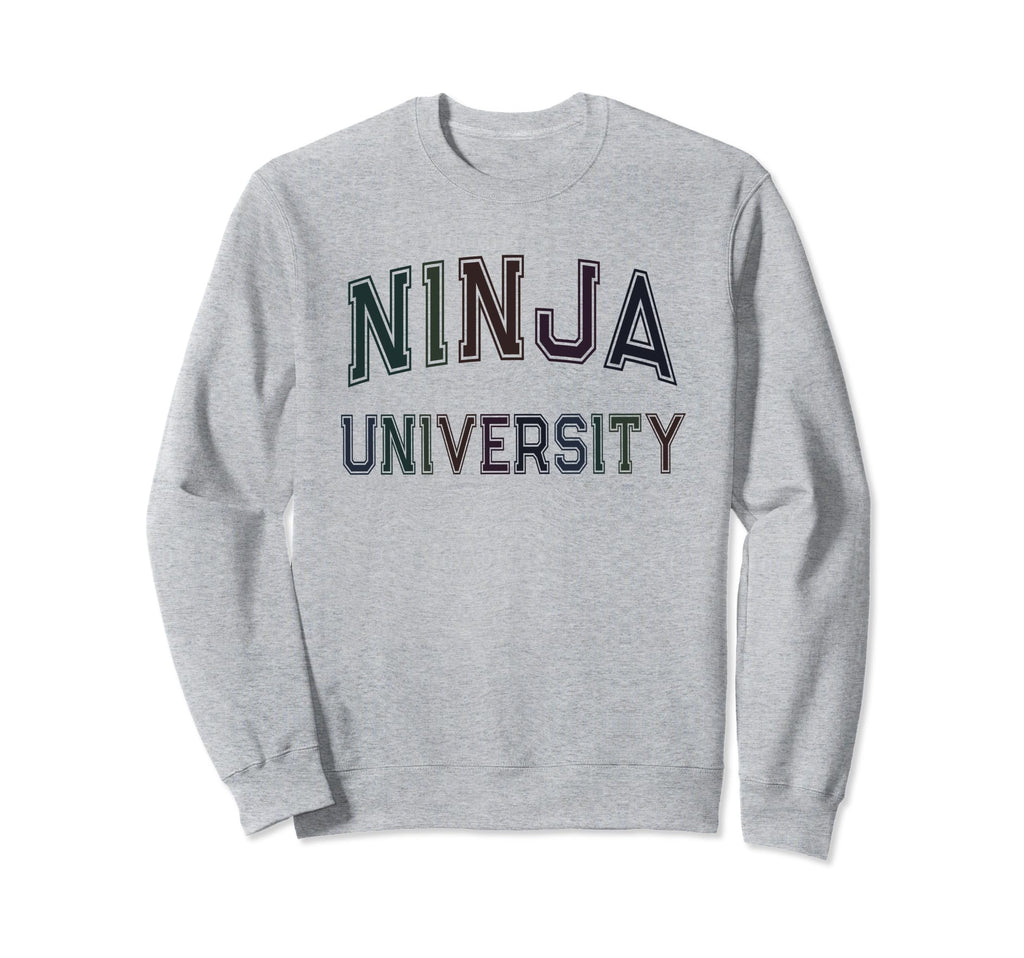 Funny Antisocial Ninja University Sweatshirt - Novelty Apparel for Adults - T-Shirt, Sweatshirt, Hoodie