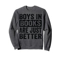 Funny Bookworm Reader Literature Book Sweatshirt - Graphic Print Men Women - T-Shirt, Sweatshirt, Hoodie