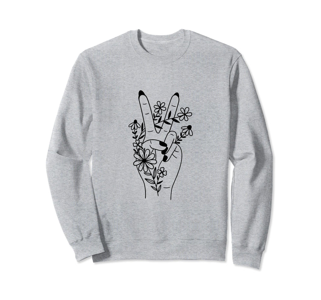 Hand Flower Self Care Sweatshirt - Novelty Apparel Unisex - T-Shirt, Sweatshirt, Hoodie