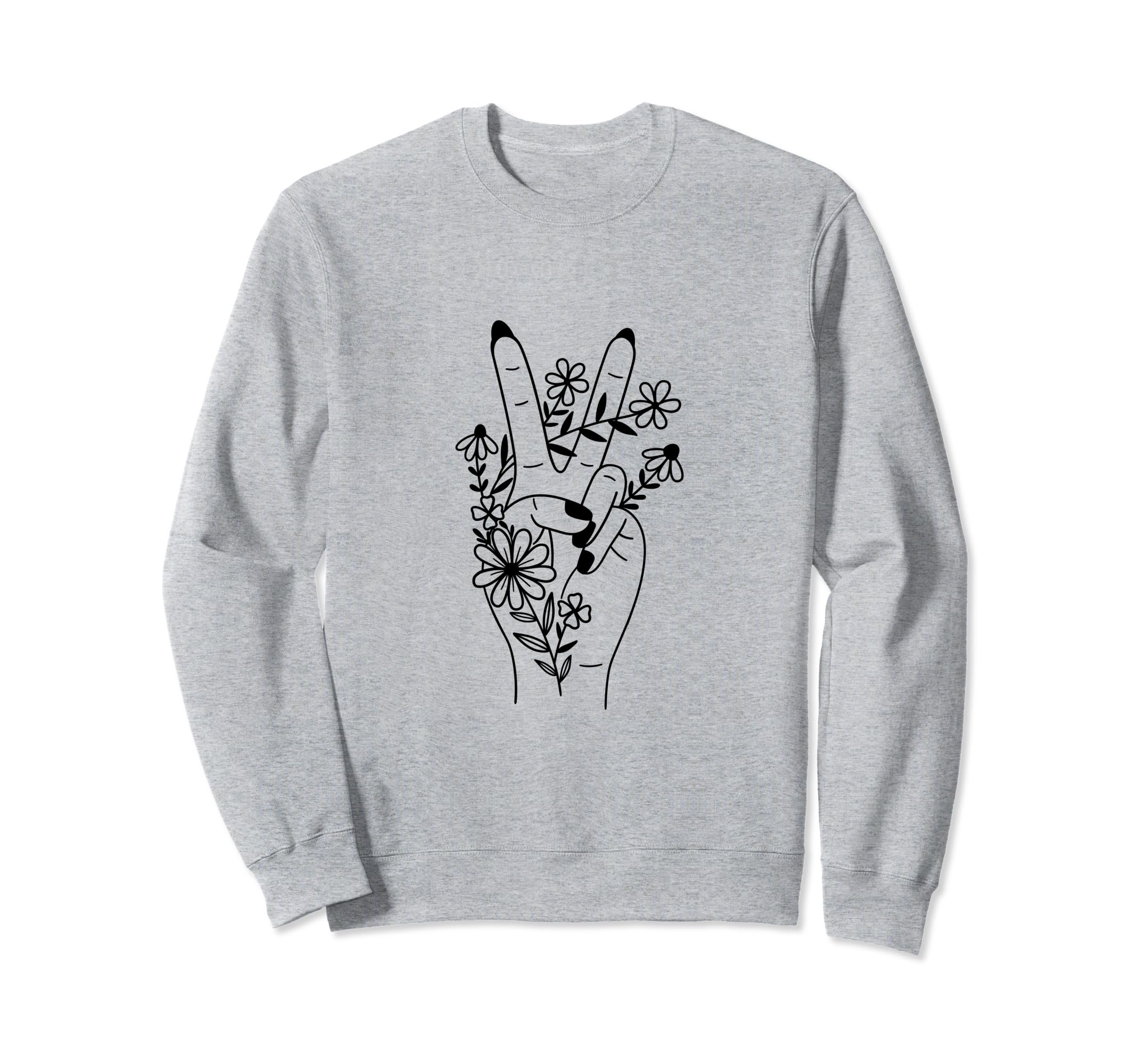 Hand Flower Self Care Sweatshirt - Novelty Apparel Unisex - T-Shirt, Sweatshirt, Hoodie