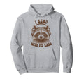 Audio Book Reader Book Lover Raccoon I Hoodie - Streetwear Style Unisex - T-Shirt, Sweatshirt, Hoodie