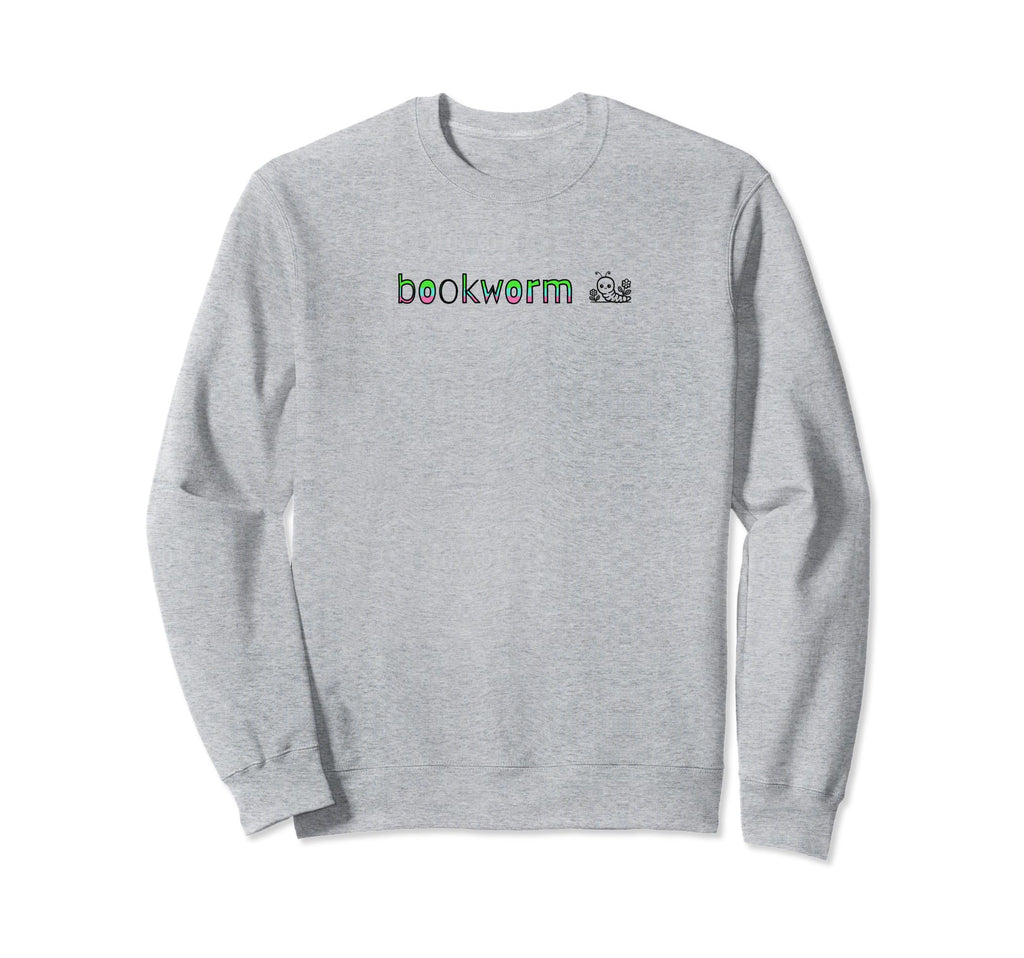 Bookworm Book Lovers Multicolor Sweatshirt - Minimalist Print Unisex - T-Shirt, Sweatshirt, Hoodie