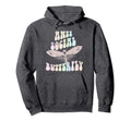 Funny Anti Social Butterfly Club Shy Hoodie - Aesthetic Graphic for Adults - T-Shirt, Sweatshirt, Hoodie