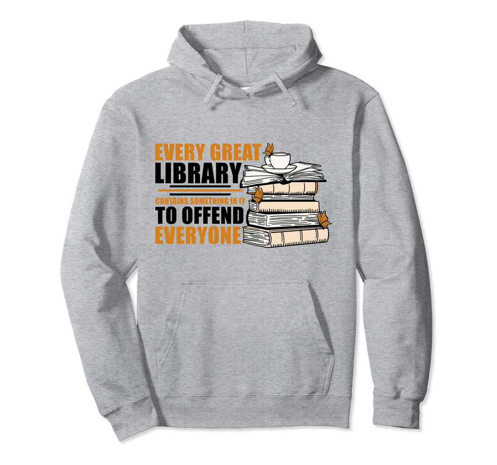 Every Day Should Be Library Day Read Book Hoodie - Trendy Graphic Unisex - T-Shirt, Sweatshirt, Hoodie