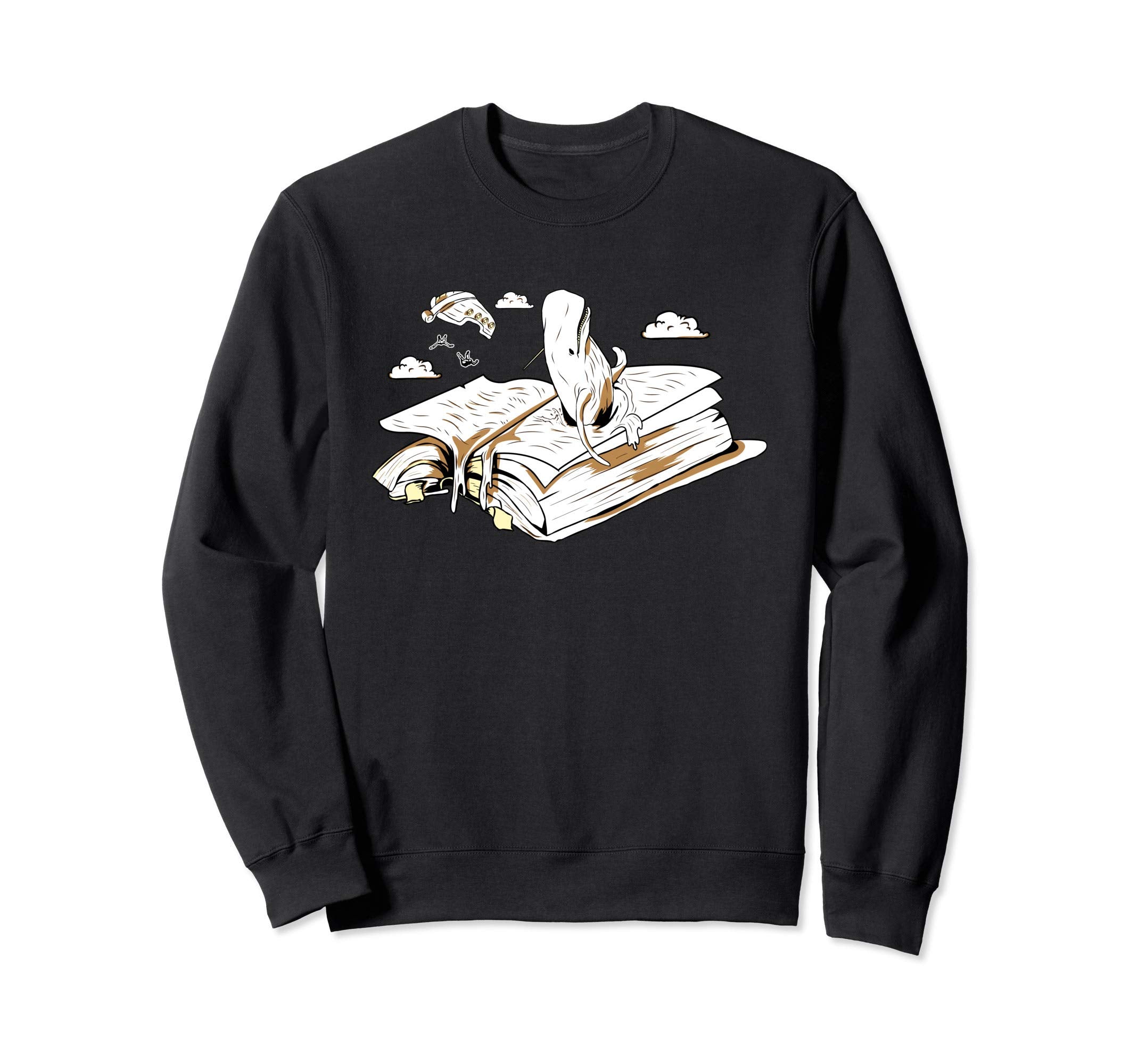 Moby Dick Whale Literature Book Sweatshirt - Streetwear Style Unisex - T-Shirt, Sweatshirt, Hoodie