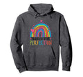 Progress Over Perfection Teacher Hoodie - Custom Art Print Unisex - T-Shirt, Sweatshirt, Hoodie