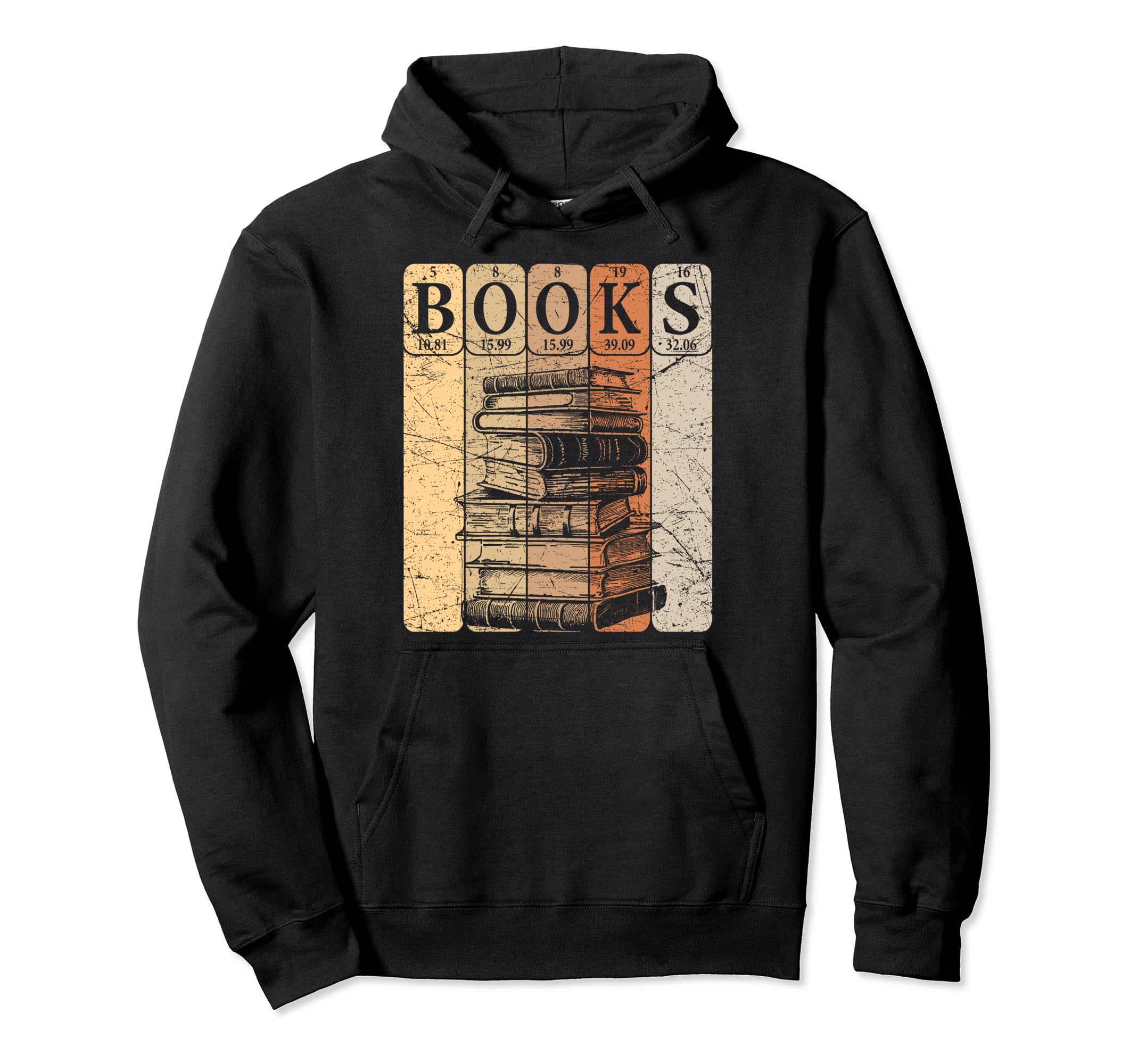 Book Reader Periodic Table Elements Nerd Hoodie - Trendy Graphic Men Women - T-Shirt, Sweatshirt, Hoodie