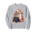 Librarian Boho Skeleton Gothic Sweatshirt - Minimalist Print Men Women - T-Shirt, Sweatshirt, Hoodie