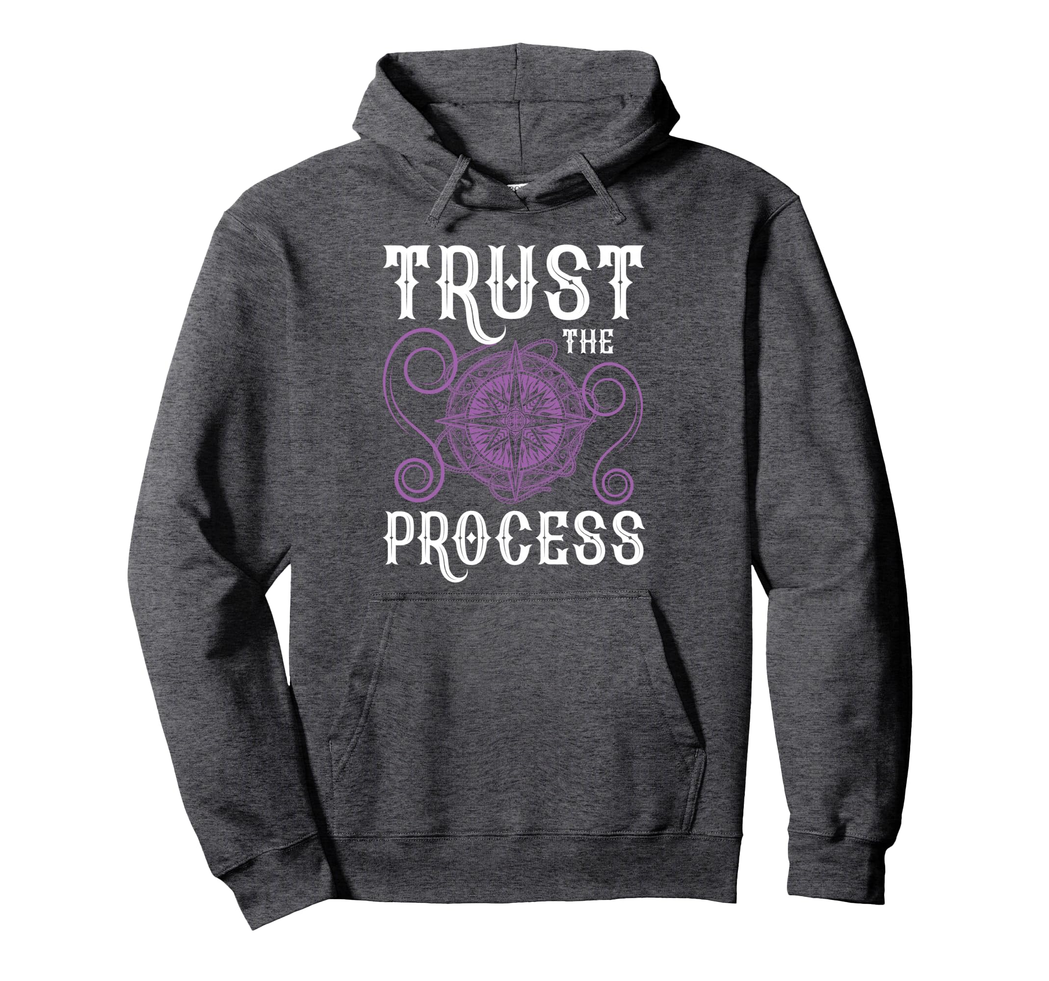 Trust Process Spirituality Quotes Hoodie - Graphic Print for Adults - T-Shirt, Sweatshirt, Hoodie