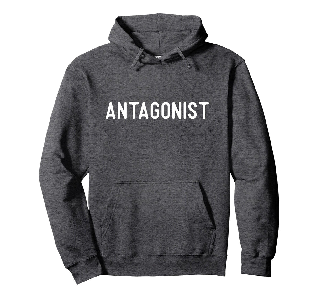 Antagonist Funny Halloween Costume Hoodie - Minimalist Print Men Women - T-Shirt, Sweatshirt, Hoodie