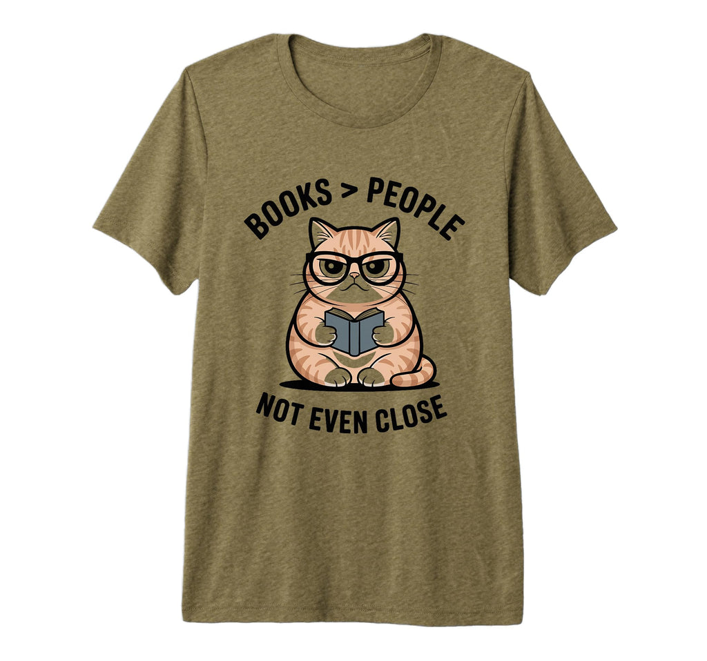 Books People Not Even Close Librarian T-Shirt - Unique Graphic Unisex - T-Shirt, Sweatshirt, Hoodie