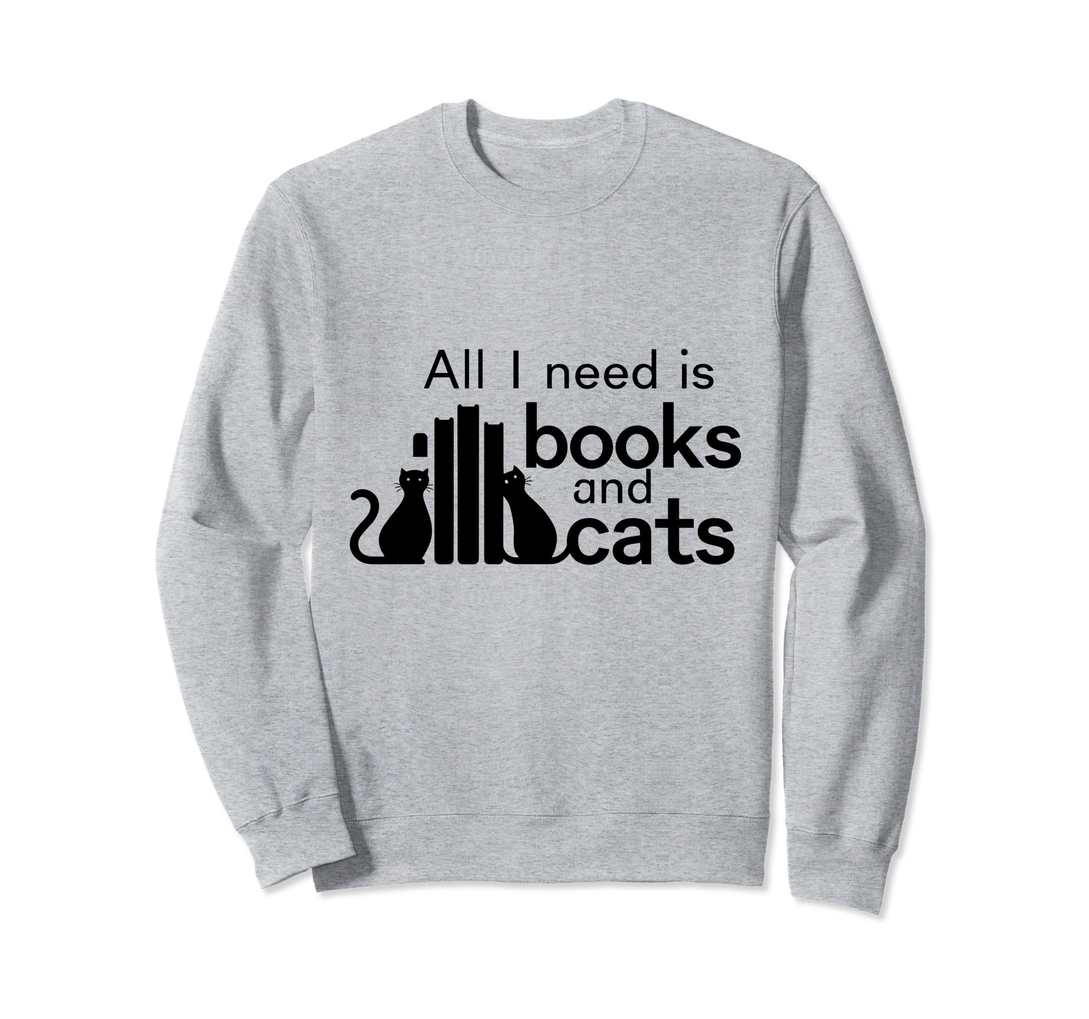 Cats Books Reading Pet Literature Hoodie - Fun Novelty Design for Adults - T-Shirt, Sweatshirt, Hoodie