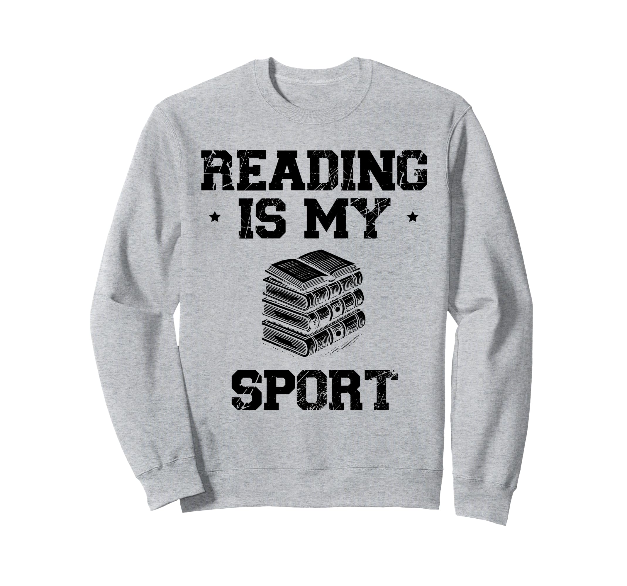 Reading Is My Sport Library Book Sweatshirt - Minimalist Print Unisex - T-Shirt, Sweatshirt, Hoodie
