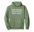 Keep Going Semicolon World Mental Health Hoodie - Trendy Graphic Men Women - T-Shirt, Sweatshirt, Hoodie
