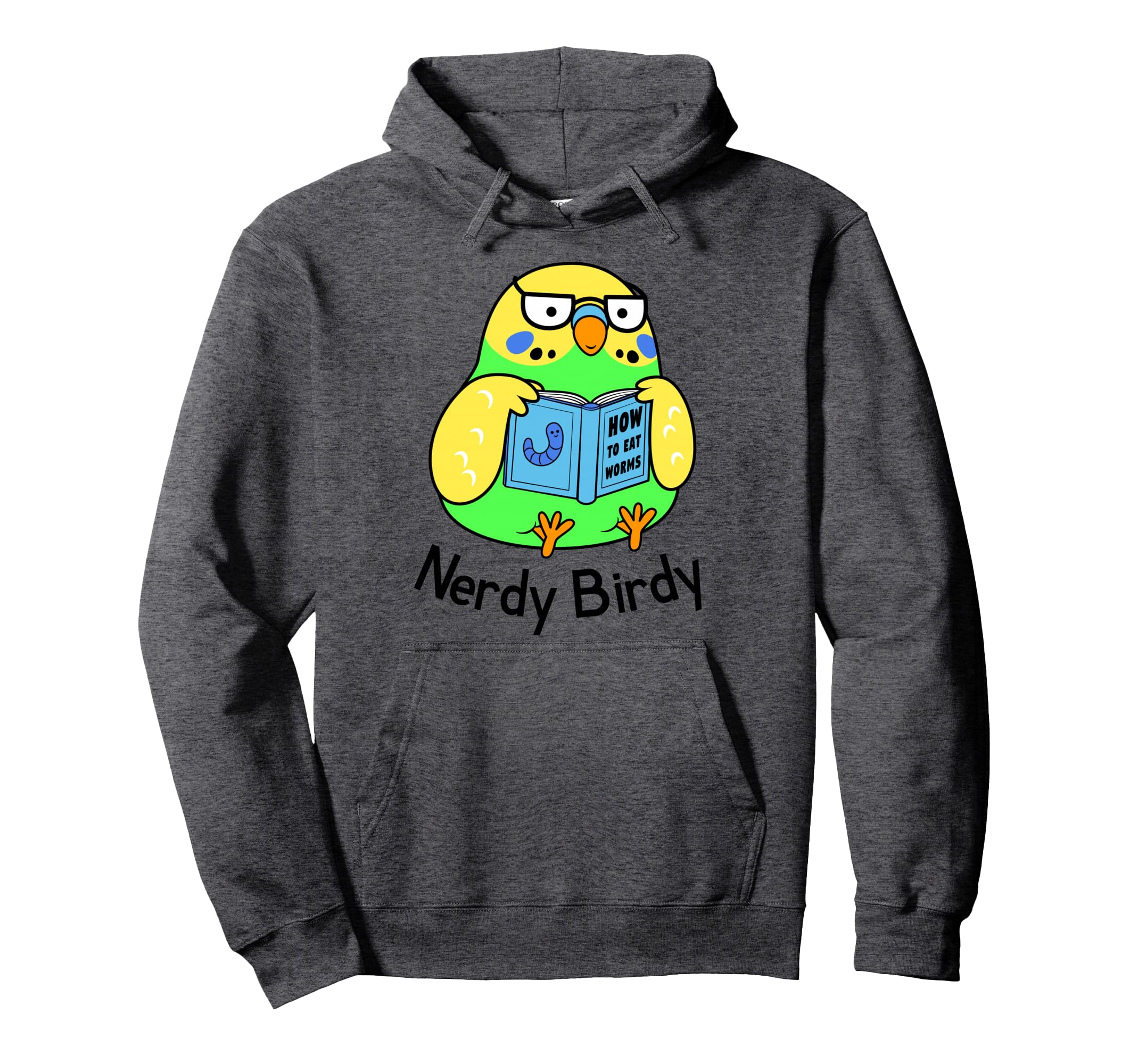 Stickeroonie Nerdy Birdy Bibliophile Hoodie - Streetwear Style Unisex - T-Shirt, Sweatshirt, Hoodie