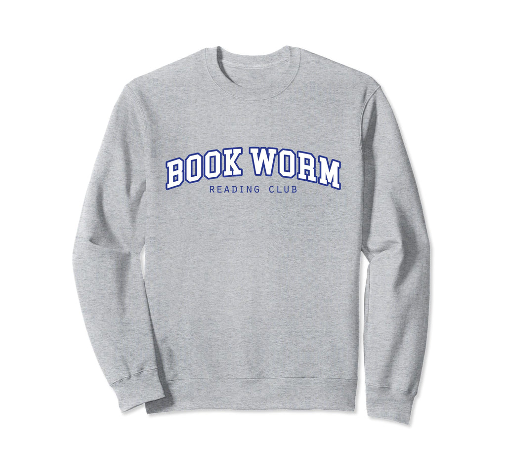 Book Worm Reading Club Sweatshirt - Custom Art Print Unisex - T-Shirt, Sweatshirt, Hoodie