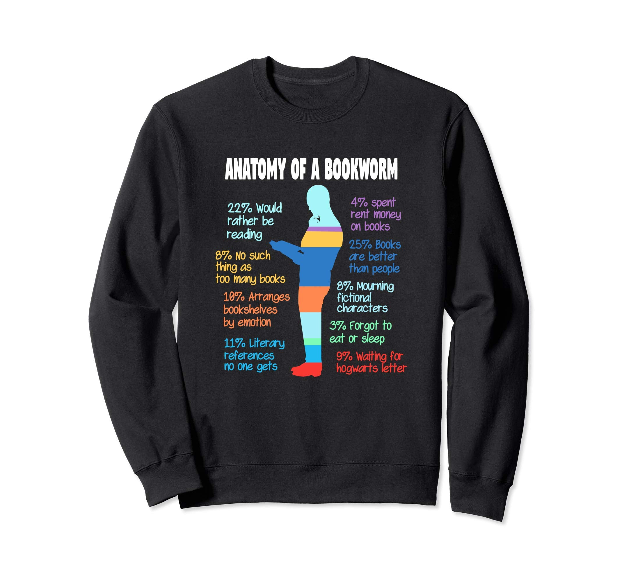 Literary Gift Book Lover Sweatshirt - Fun Novelty Design for Adults - T-Shirt, Sweatshirt, Hoodie