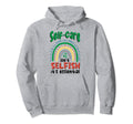 Self Care Isnt Selfish Depression Mental Hoodie - Graphic Print for Adults - T-Shirt, Sweatshirt, Hoodie