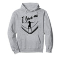 I Love Me Selfcare Simple Unique Black Hoodie - Custom Art Print for Adults - T-Shirt, Sweatshirt, Hoodie