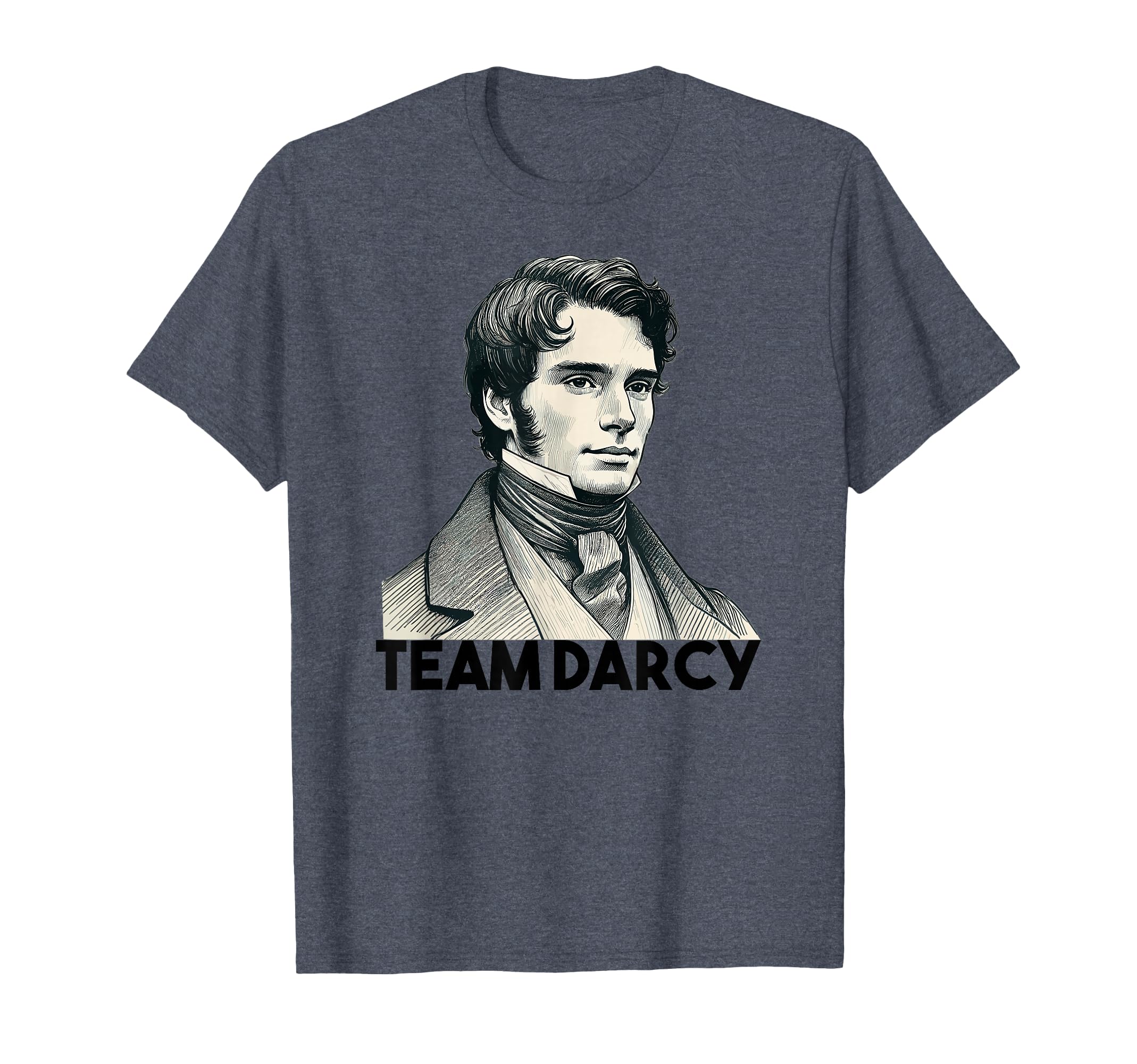 Roarin Tees Jane Austen Mr Darcy Funny T-Shirt - Streetwear Style Unisex - T-Shirt, Sweatshirt, Hoodie