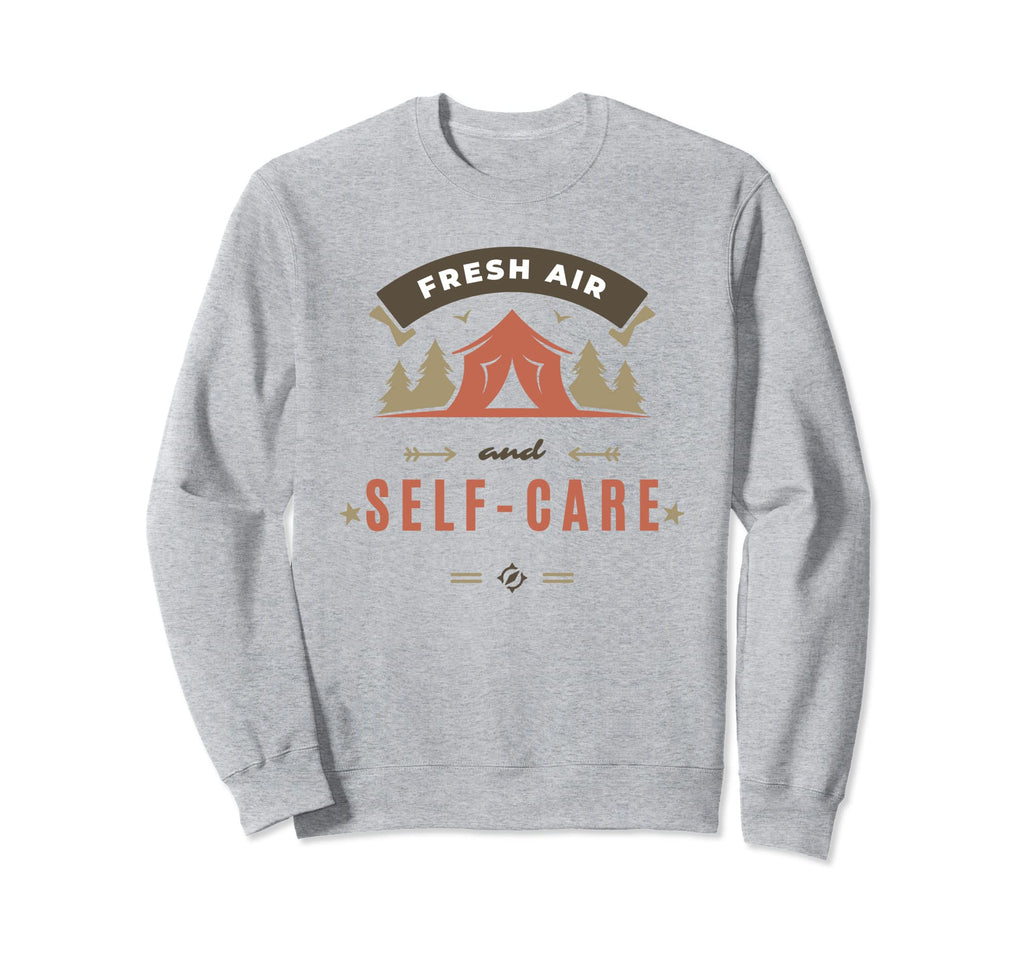 Fresh Air Self Care Mental Health Sweatshirt - Trendy Graphic Unisex - T-Shirt, Sweatshirt, Hoodie