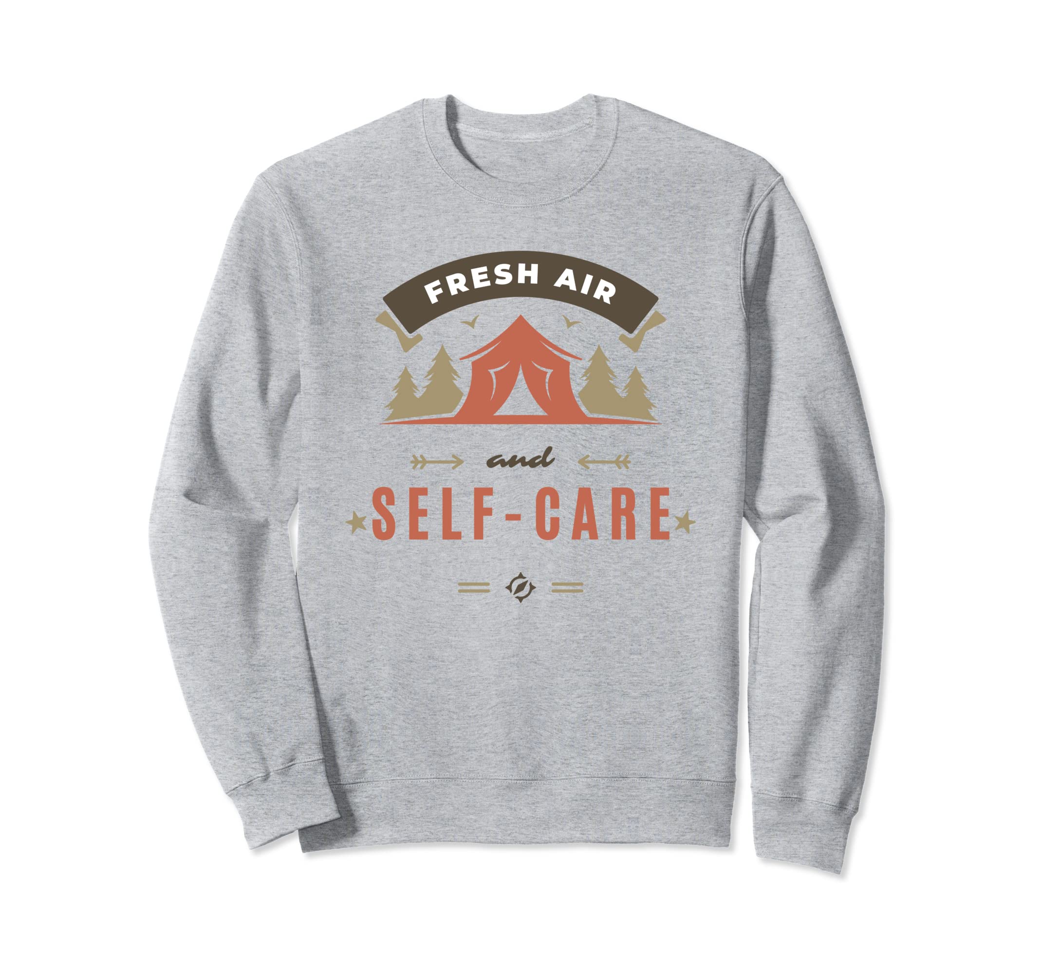Fresh Air Self Care Mental Health Sweatshirt - Trendy Graphic Unisex - T-Shirt, Sweatshirt, Hoodie