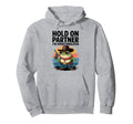Hold Partner Im Overstimulated Funny Hoodie - Graphic Print for Adults - T-Shirt, Sweatshirt, Hoodie