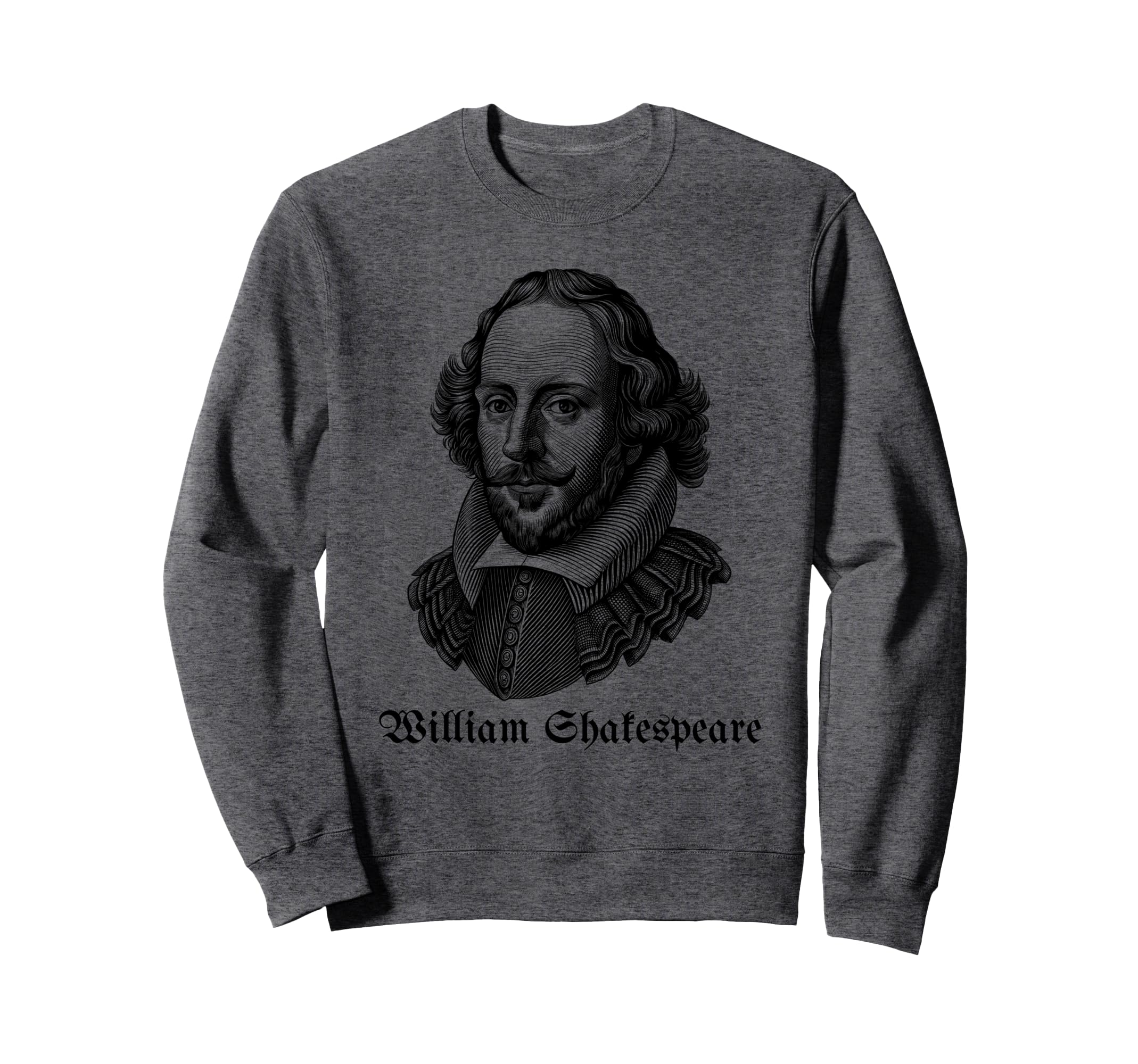 William Shakespeare Theater Poetry Sweatshirt - Minimalist Print Men Women - T-Shirt, Sweatshirt, Hoodie