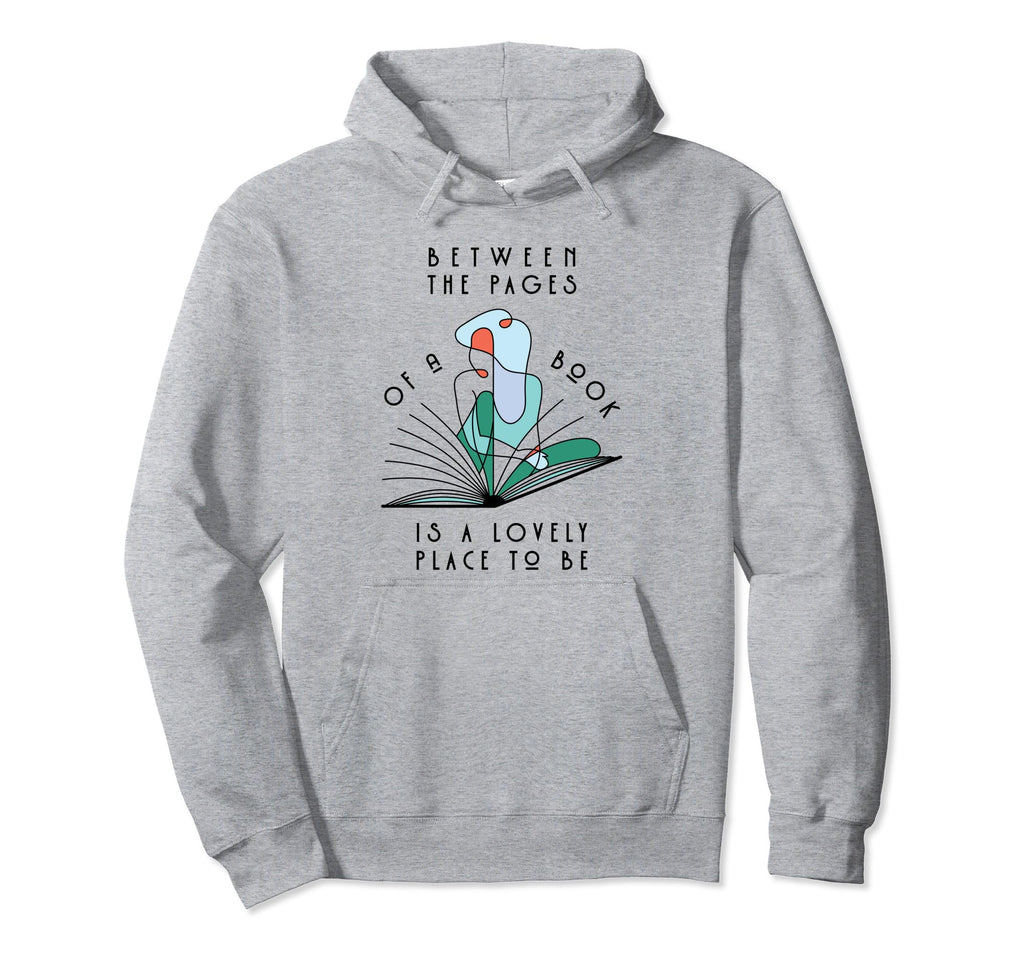 Between Pages Library Reading Just One More Hoodie - Unique Graphic Unisex - T-Shirt, Sweatshirt, Hoodie