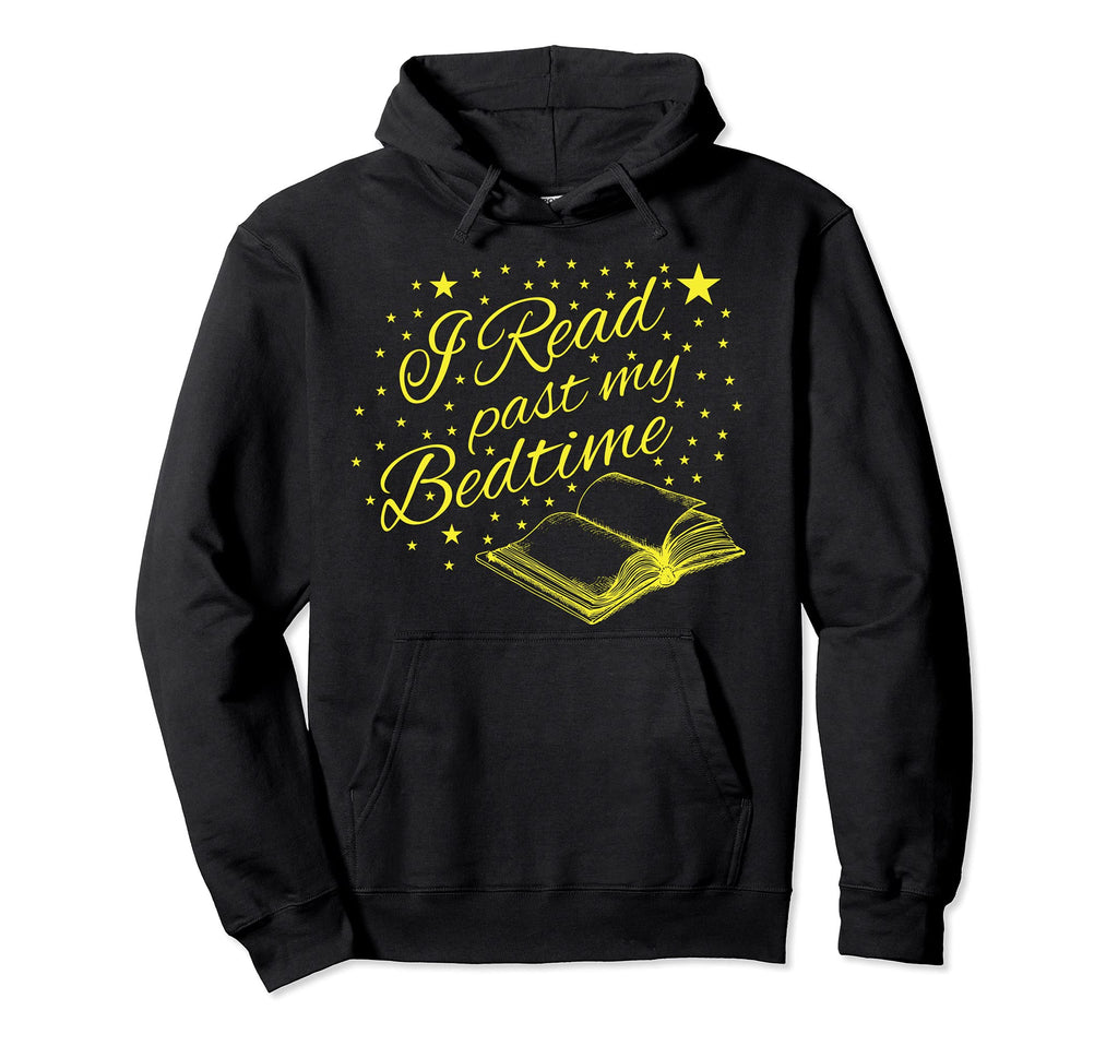 Bibliophile Book Nerd I Read Past My Hoodie - Minimalist Print for Adults - T-Shirt, Sweatshirt, Hoodie