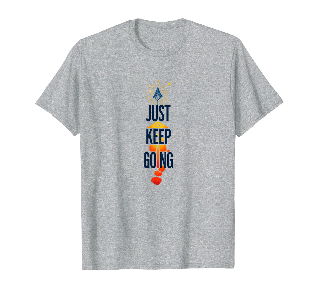 Just Keep Going Inspirational Arrow T-Shirt - Unique Graphic for Adults - T-Shirt, Sweatshirt, Hoodie