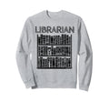 Bookshelf Librarian Book Lover Sweatshirt - Minimalist Print Men Women - T-Shirt, Sweatshirt, Hoodie