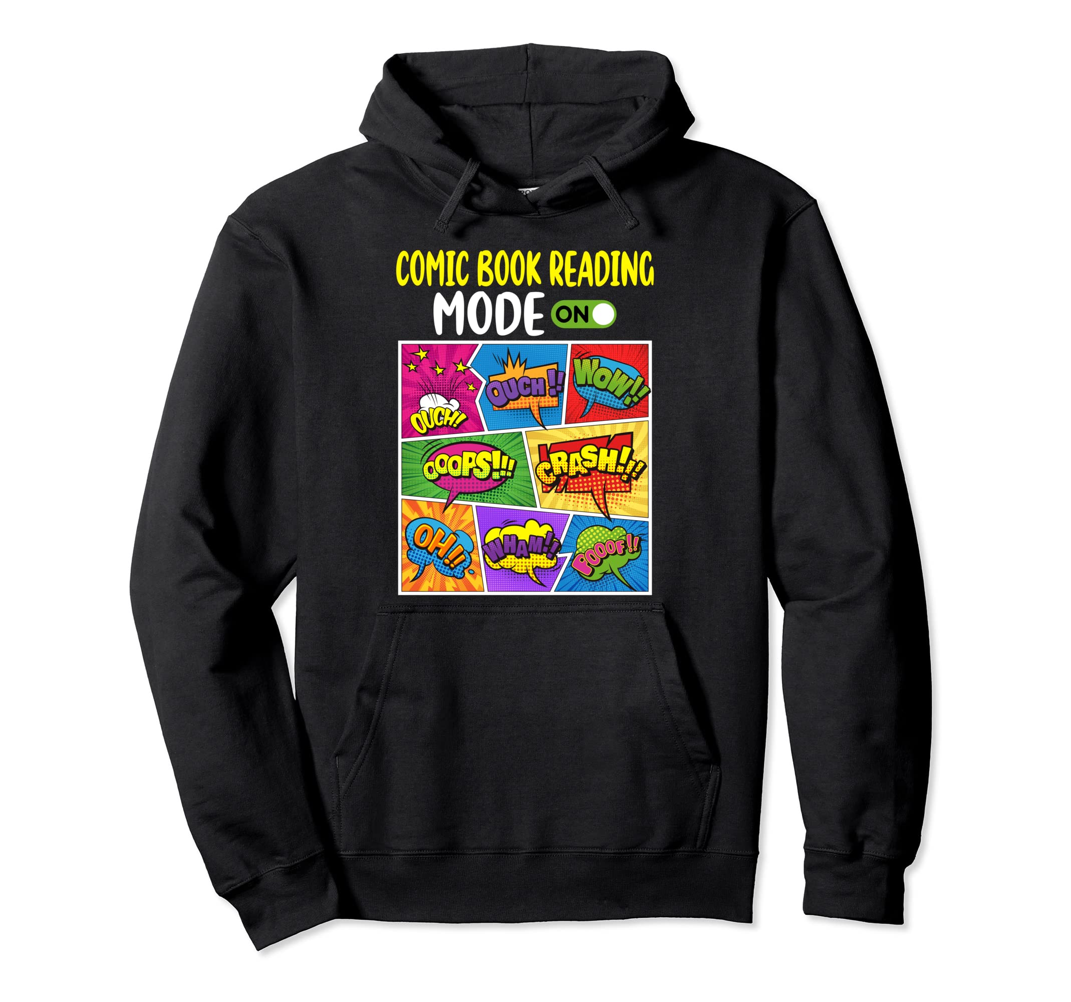 Comic Book Reading Collector Nerd Fan Hoodie - Minimalist Print Unisex - T-Shirt, Sweatshirt, Hoodie