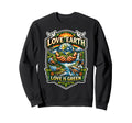 Love Is Green Earth Day Eco Sweatshirt - Aesthetic Graphic Men Women - T-Shirt, Sweatshirt, Hoodie