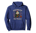 Overstimulated But Festive Opossum Hoodie - Trendy Graphic for Adults - T-Shirt, Sweatshirt, Hoodie