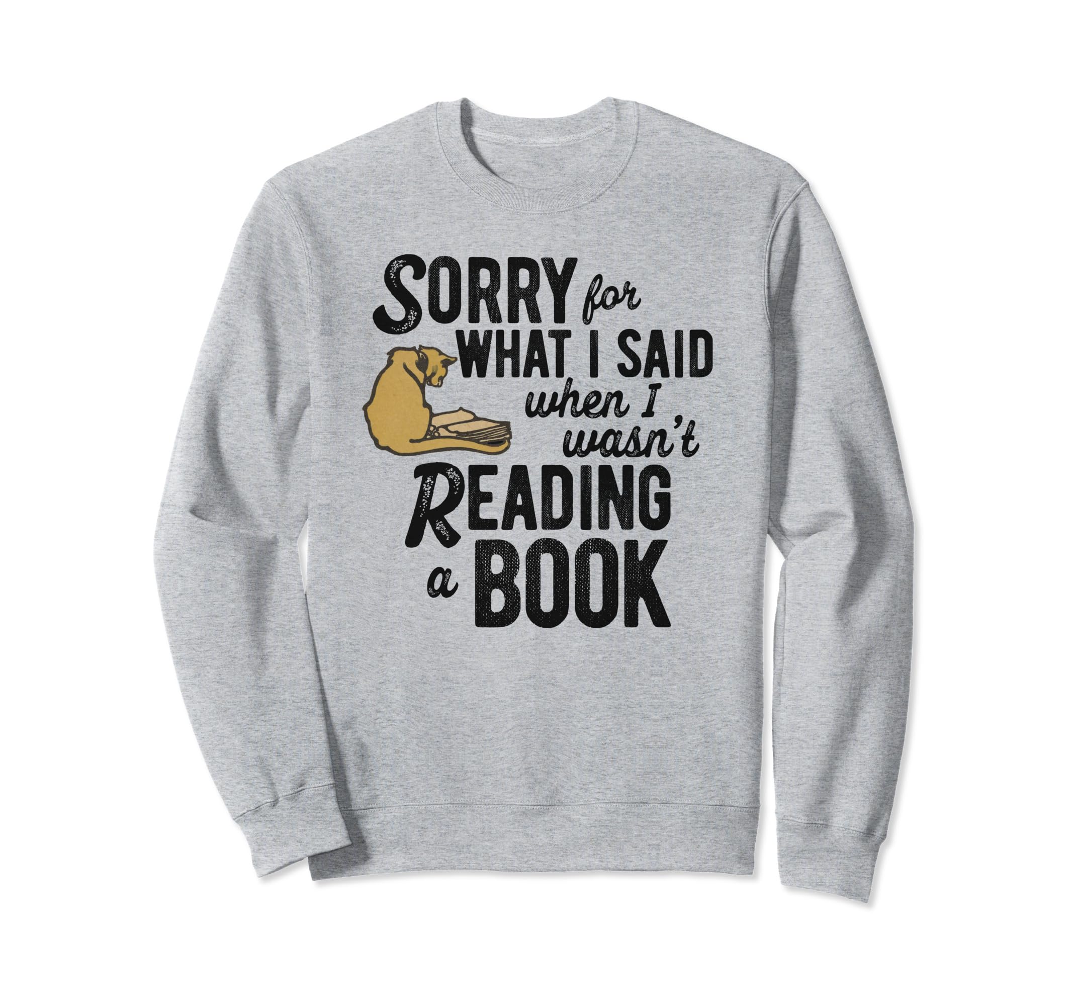 Funny Book Lover Bibliophile Sweatshirt - Fun Novelty Design for Adults - T-Shirt, Sweatshirt, Hoodie
