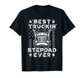 Mens Best Truckin Stepdad Ever T-Shirt - Unique Graphic for Adults - T-Shirt, Sweatshirt, Hoodie