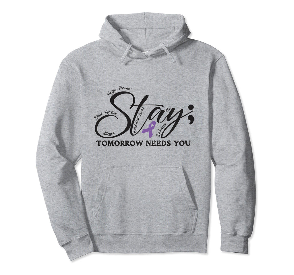 Tomorrow Needs You Suicide Awareness Hoodie - Graphic Print for Adults - T-Shirt, Sweatshirt, Hoodie