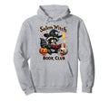 Funny Raccoon Halloween Salem Witch Hoodie - Custom Art Print Men Women - T-Shirt, Sweatshirt, Hoodie