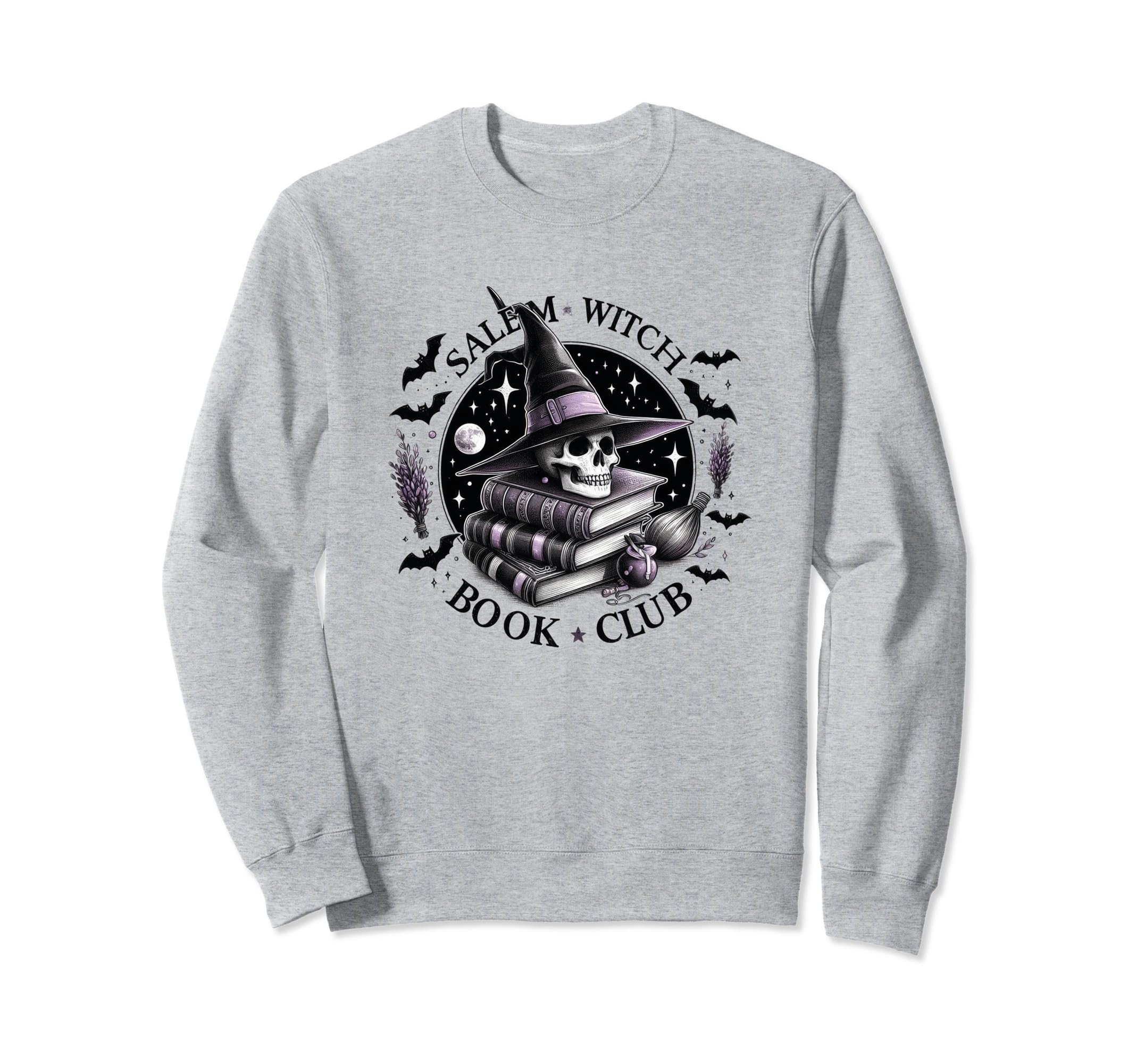 Salem Witch Book Club Mythic Sweatshirt - Minimalist Print Men Women - T-Shirt, Sweatshirt, Hoodie