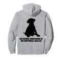 My Canine Companion Is My Emotional Hoodie - Minimalist Print for Adults - T-Shirt, Sweatshirt, Hoodie